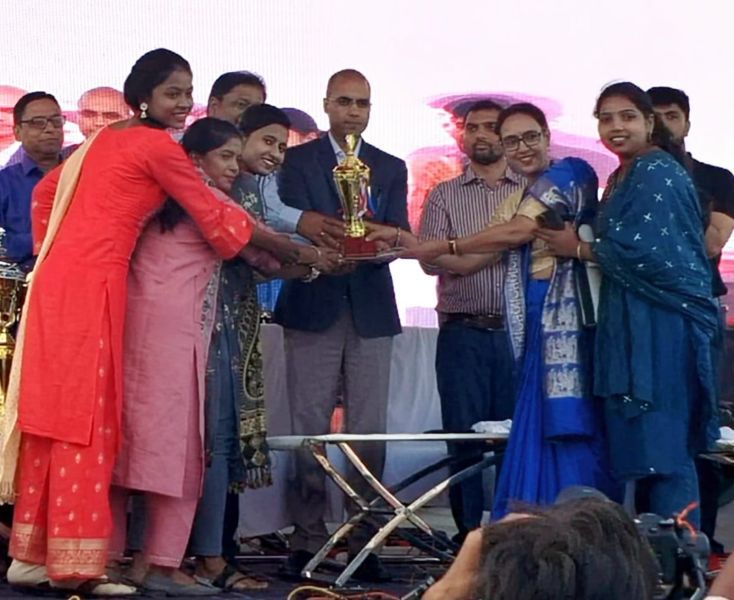 Students of PG Departments of the University secured first position in Group song in Art-81 Mohotsav organised by Election commission Jharkhand at Ranchi on 18th-19th October, 2024.