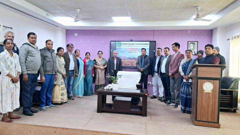 Release of E-Newsletter of Degree College, Tundi