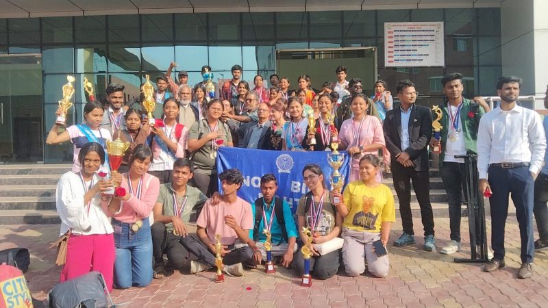 The University secured 4th in the overall category in the 37th Inter University East Zone Youth Festival held from 16th-20th February 2024 at Berhampur University, Odisha