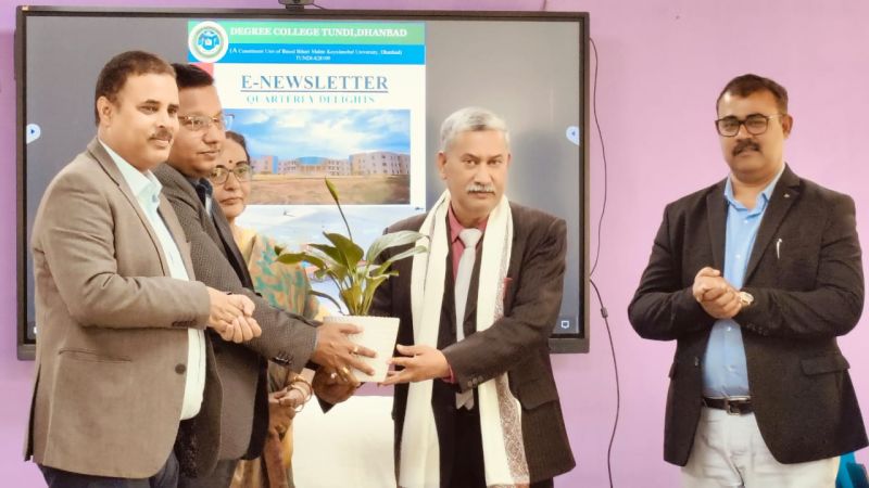 E-Newsletter of Degree colleges,Tundi